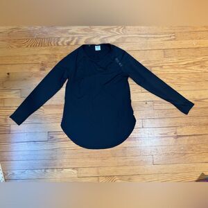 Gymshark Black Long-Sleeve Performance Tee